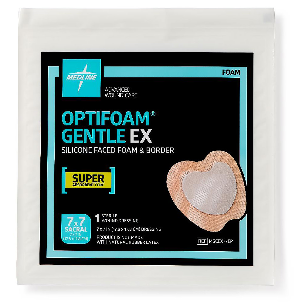 Medline Optifoam Gentle EX Silicone-Faced Foam Dressing thumbnail 1