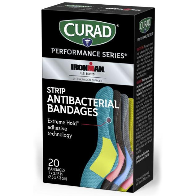 Curad Performance Series IRONMAN Antibacterial Bandages