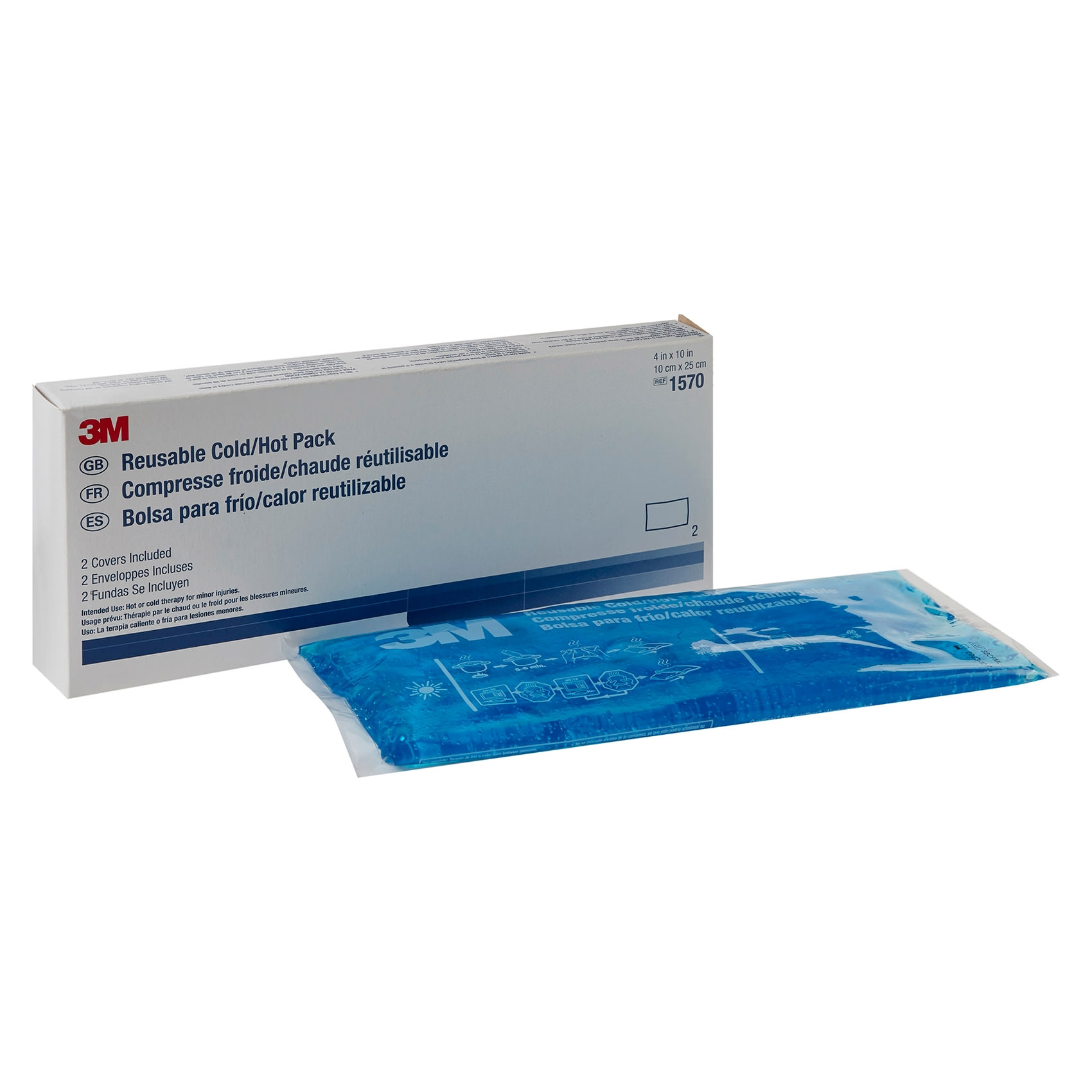 3M Nexcare Reusable Cold Hot Pack | Gel Therapy 4x10 Inch