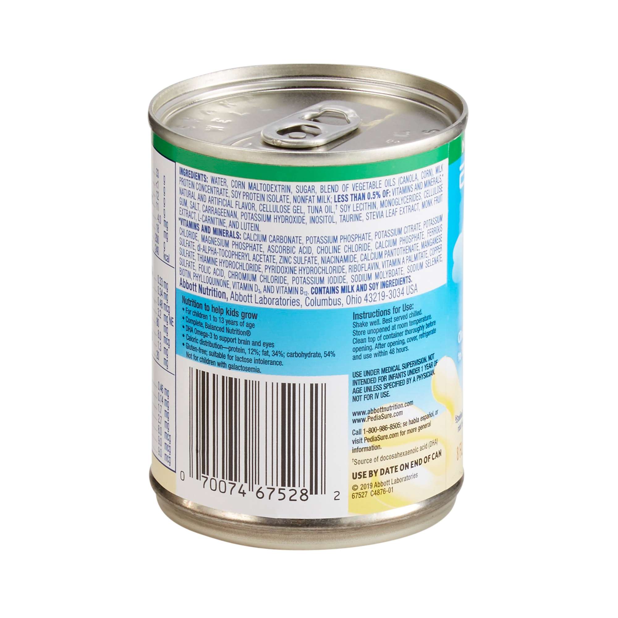 PediaSure Grow & Gain Pediatric Therapeutic Nutrition Shake, Can thumbnail 2