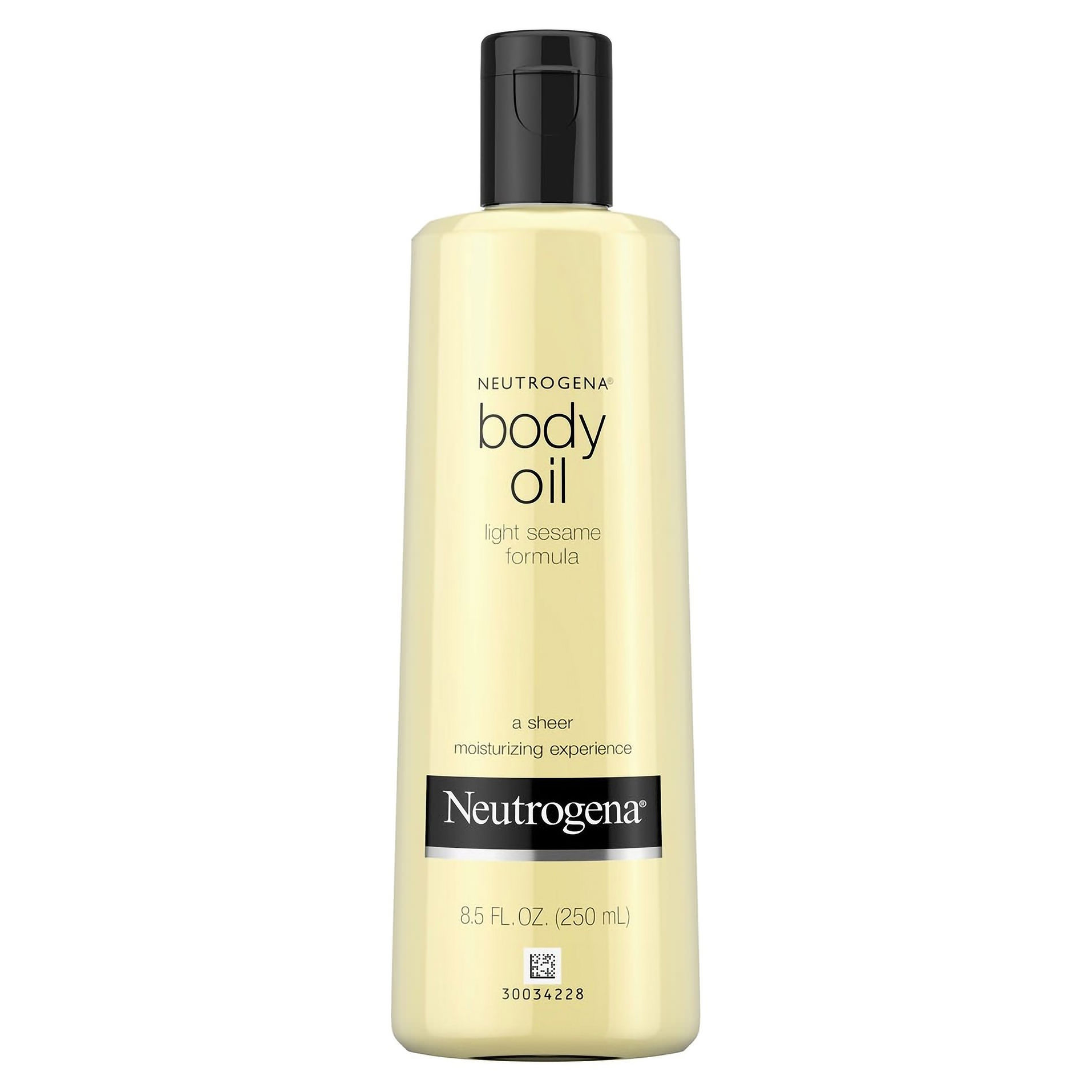 Neutrogena Body Oil Bottle Sesame Scent, 8.5 oz
