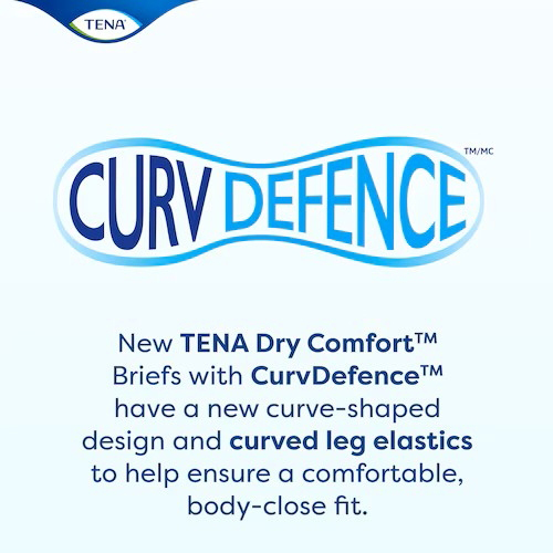 TENA Dry Comfort Incontinence Brief with CurvDefense thumbnail 4