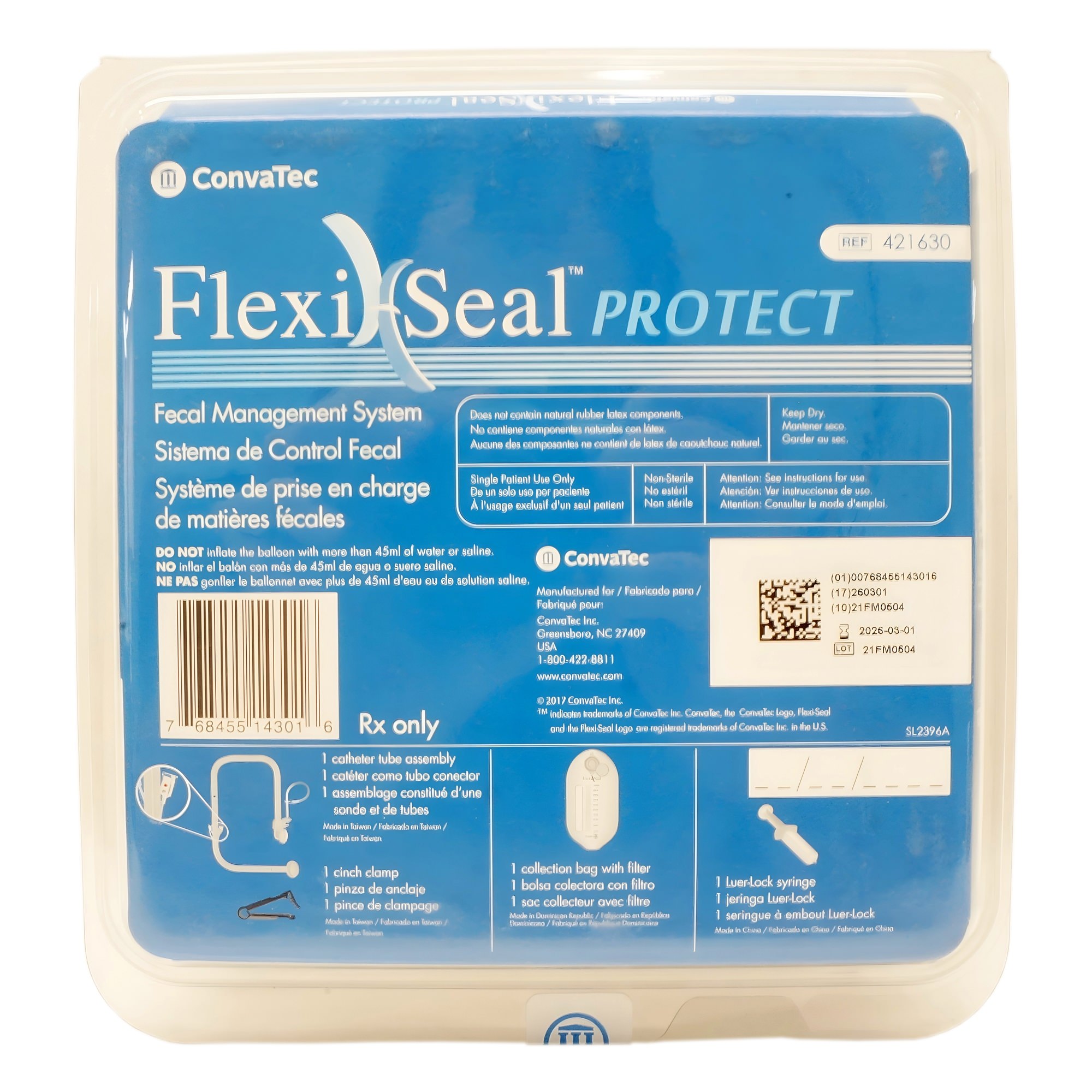 Flexi-Seal Protect Fecal Management System Kit thumbnail 3