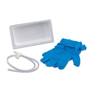 Argyle 18Fr Suction Catheter Tray with Chimney Valve