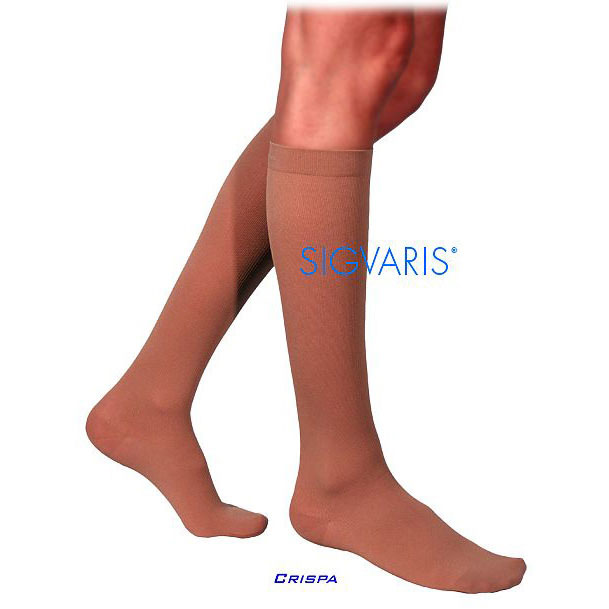 Sigvaris Cotton Calf High Compression Socks, 30-40 mmHg, men thumbnail 2