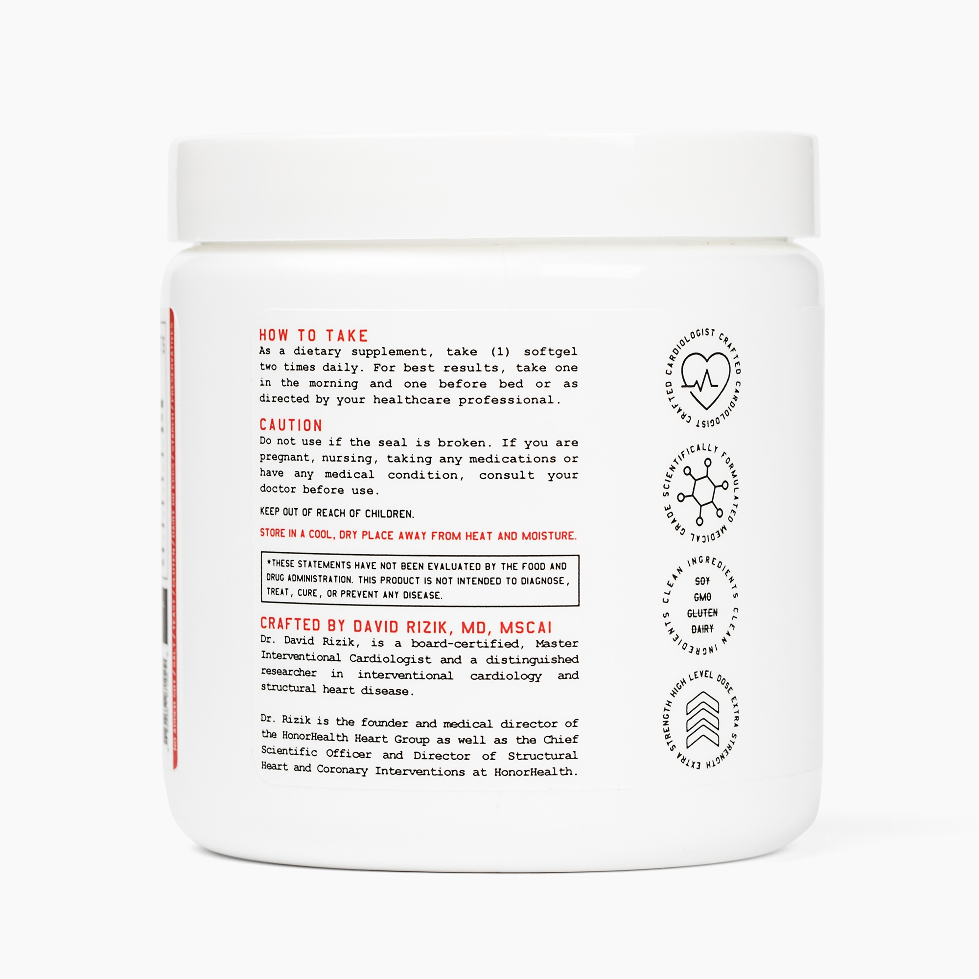 Heart + Body + Mind Dietary Supplement for Overall Health thumbnail 4