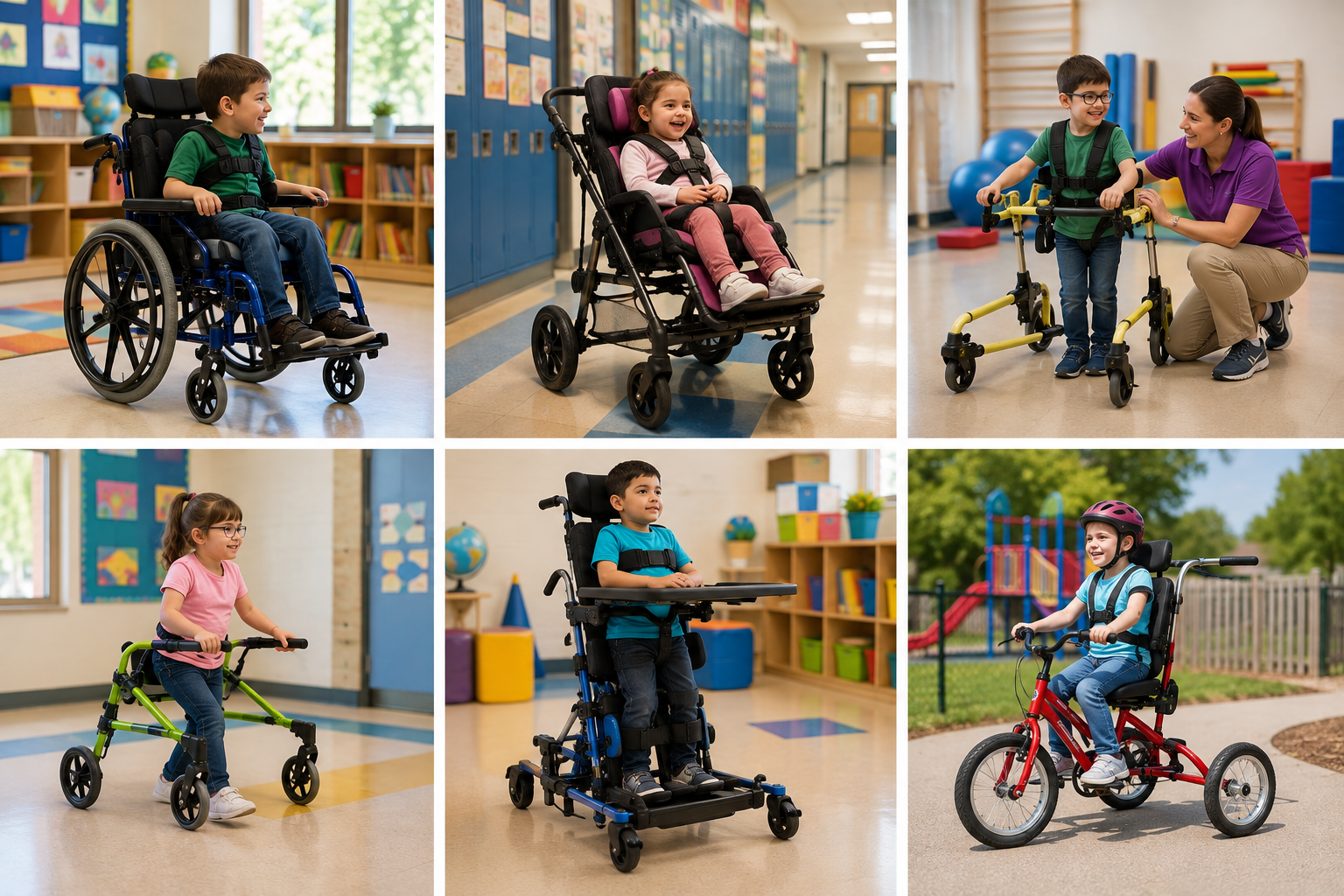 Mobility Equipment That May Support Students Throughout the School Day