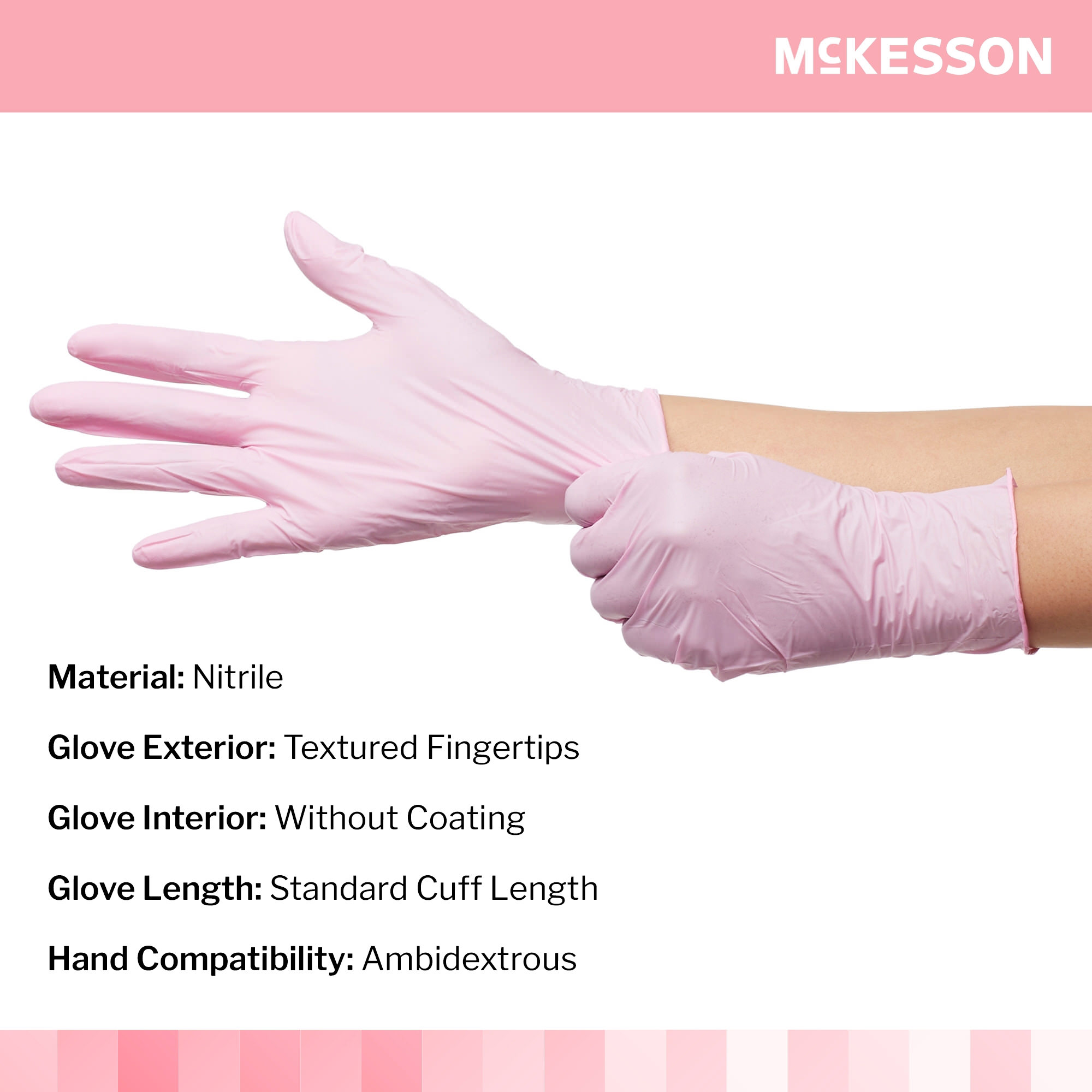 McKesson Nitrile Powder-Free Exam Gloves thumbnail 3