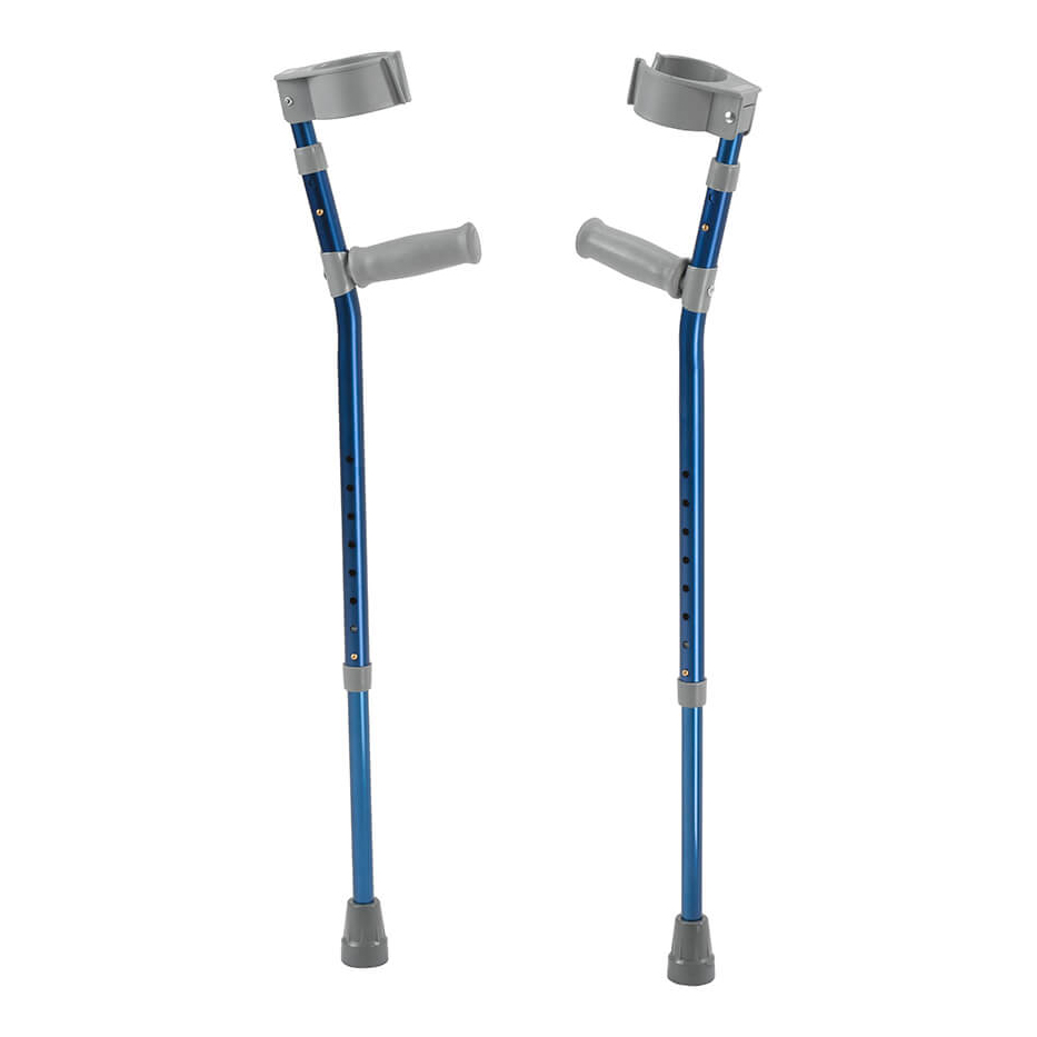 松葉杖　smartCRUTCH ブルー Inspired by Drive Pediatric Forearm Crutches Large, Knight Blue