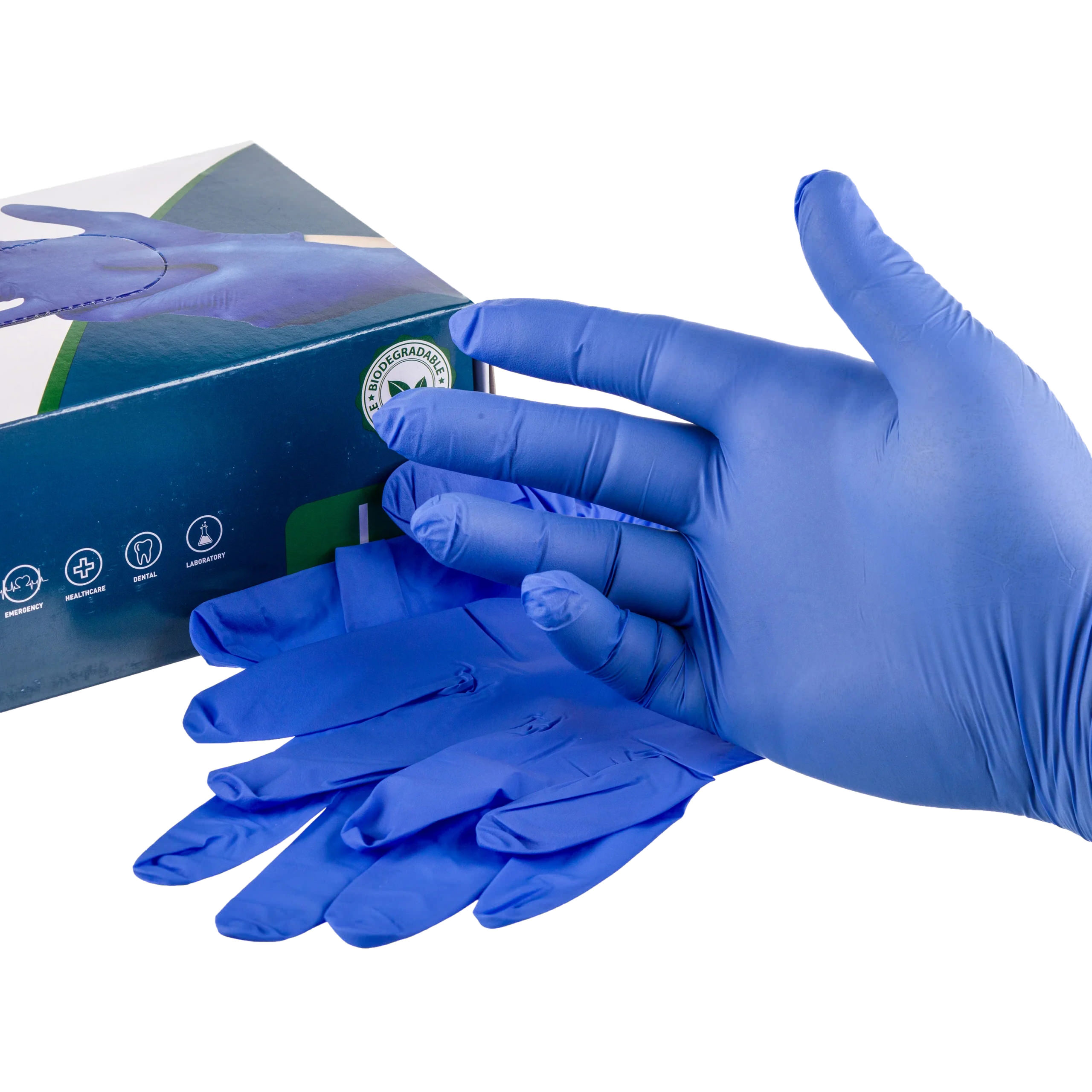 Medzah BIODEL Nitrile Exam Gloves thumbnail 3