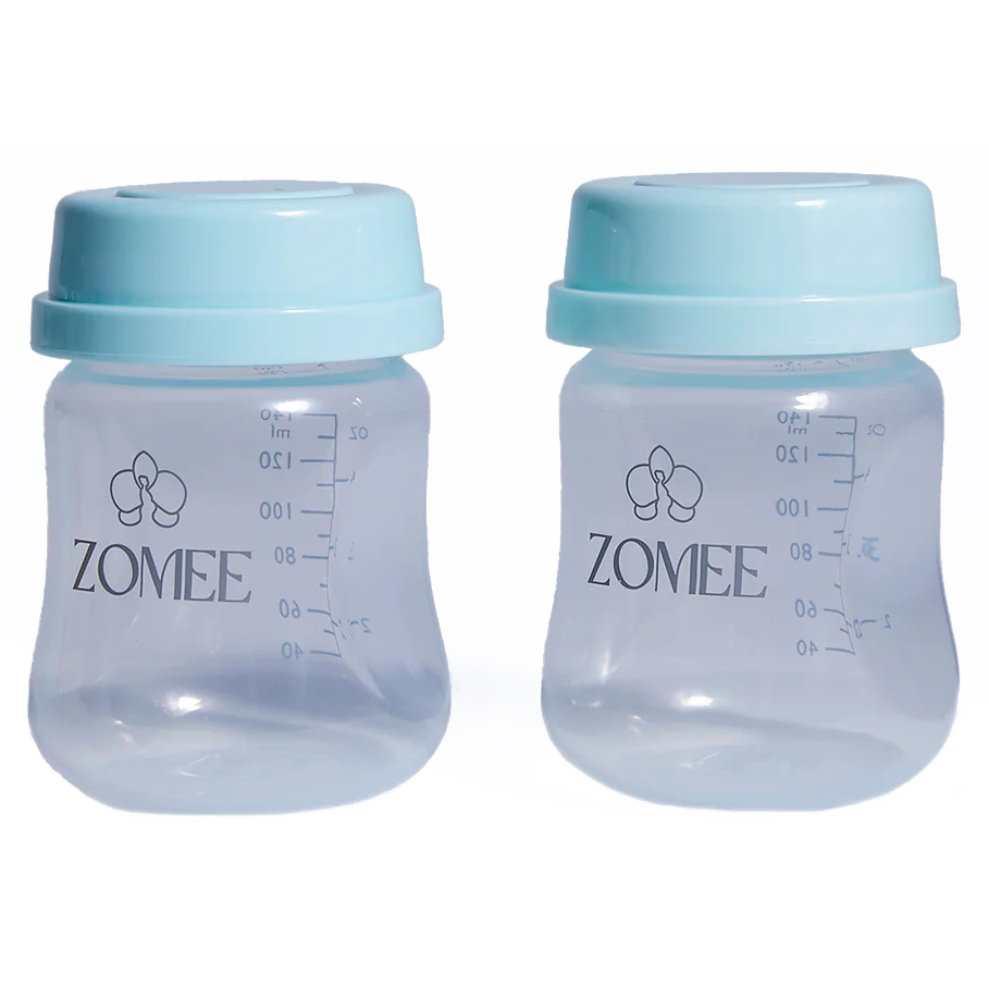 Zomee Breast Milk Storage Bottle, 4.75 oz - Main image