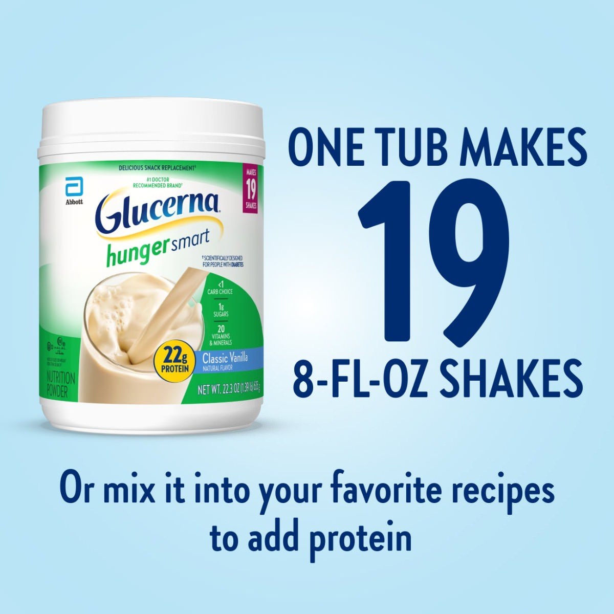 Glucerna Hunger Smart Oral Supplement, Powder thumbnail 2