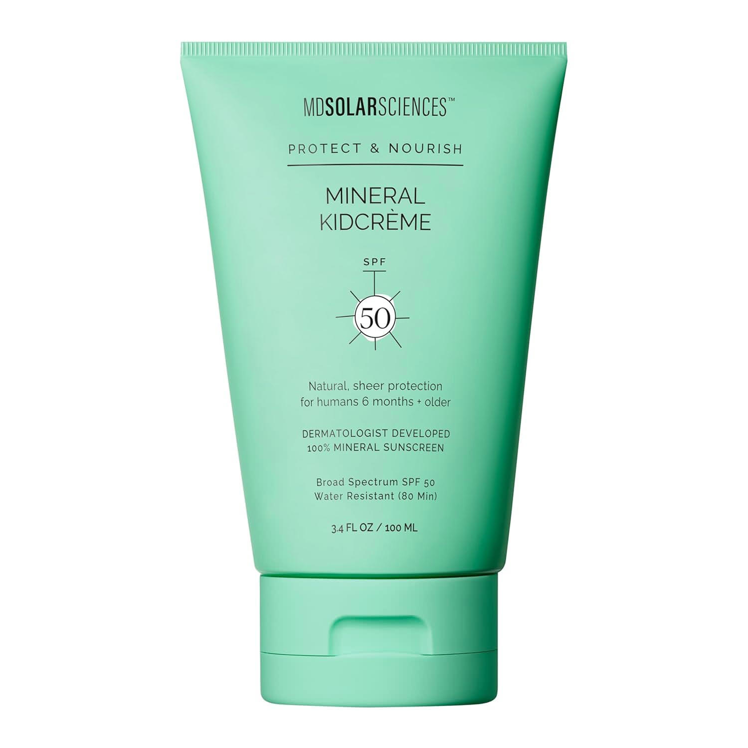 MDSolarSciences Mineral KidCreme Sunscreen SPF 50, 3.4 oz