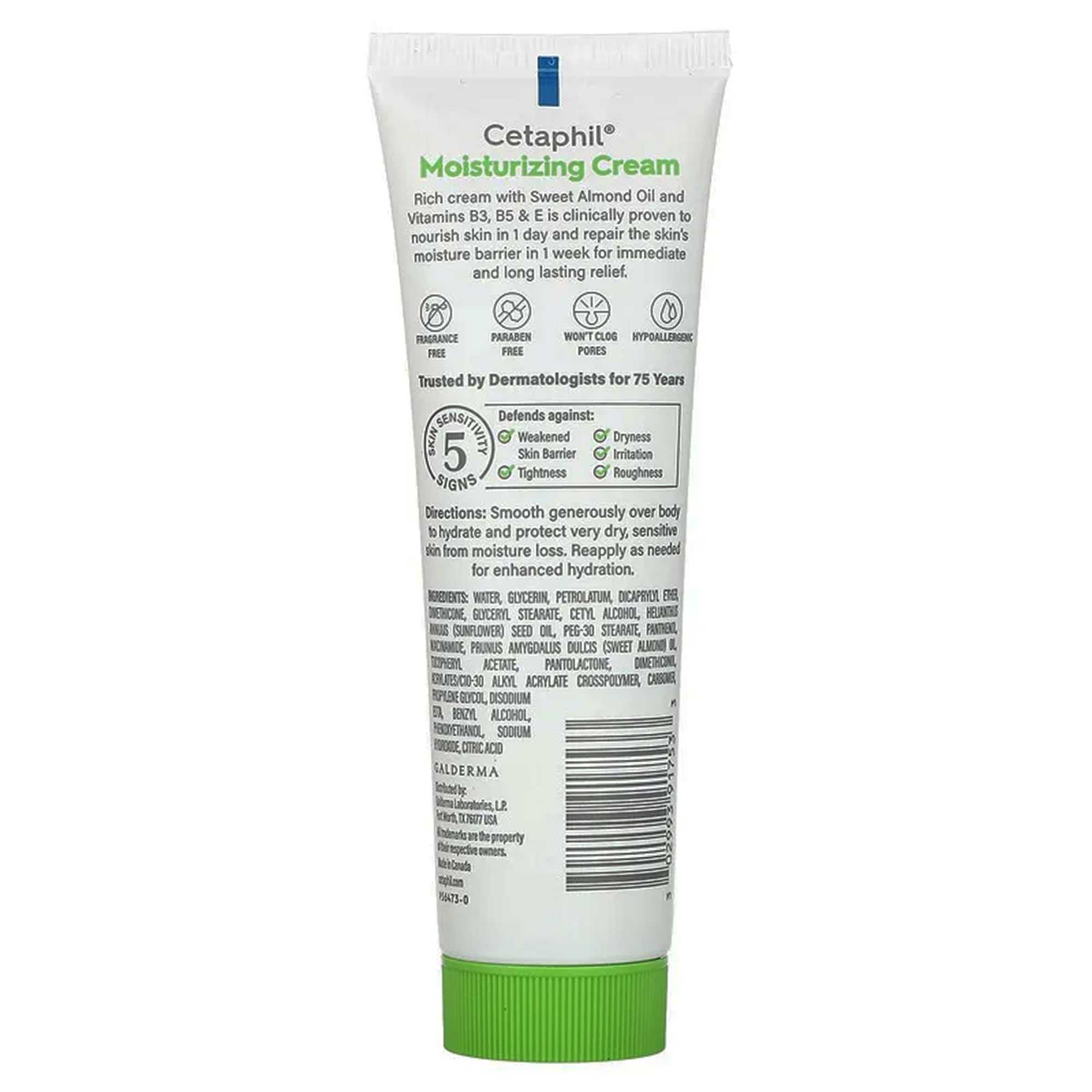Cetaphil Very Dry to Dry Moisturizing Cream, 3 oz - Each thumbnail 2