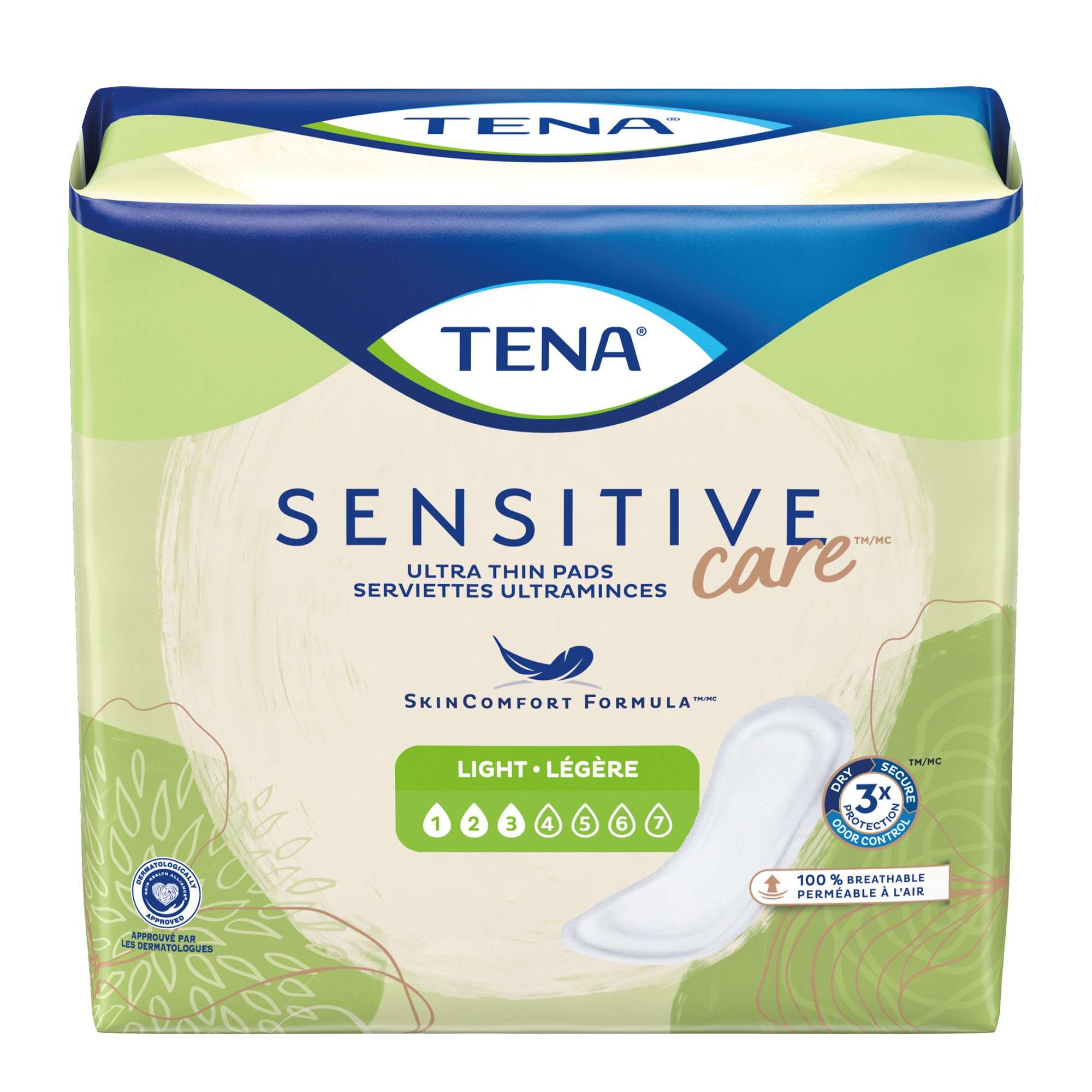 TENA Sensitive Care Ultra Thin Light Incontinence pads thumbnail 1