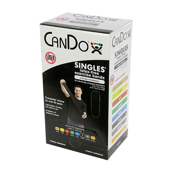 Bande Elastique Cando Latex Free 5,5 M Extra Fort Or - Résistance Pour Rééducation Et Fitness