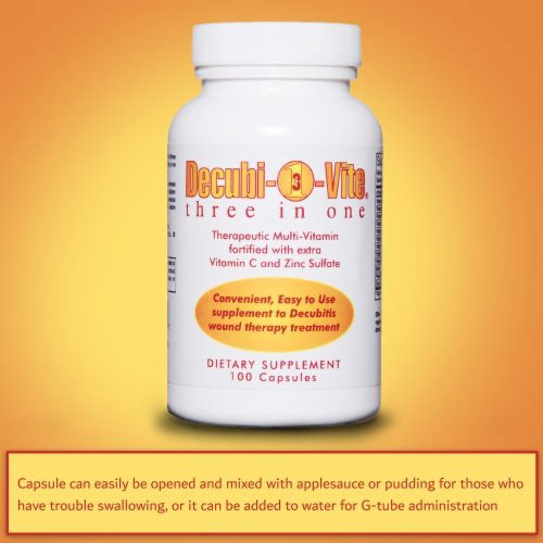 Decubivite Three In One Multivitamin Supplement Capsules, 500 mg thumbnail 2