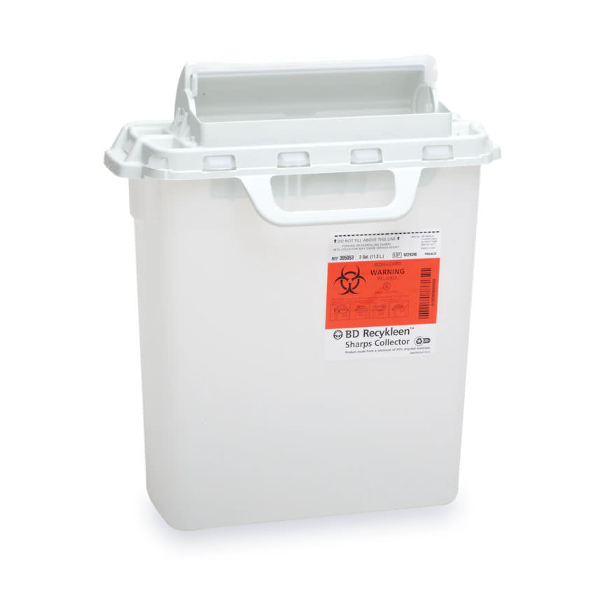 BD Recykleen counterbalanced door sharps collector thumbnail 1