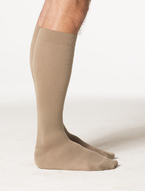 Sigvaris Midtown Microfiber Men Calf High with Silcone Beaded Grip-Top Compression Socks thumbnail 8