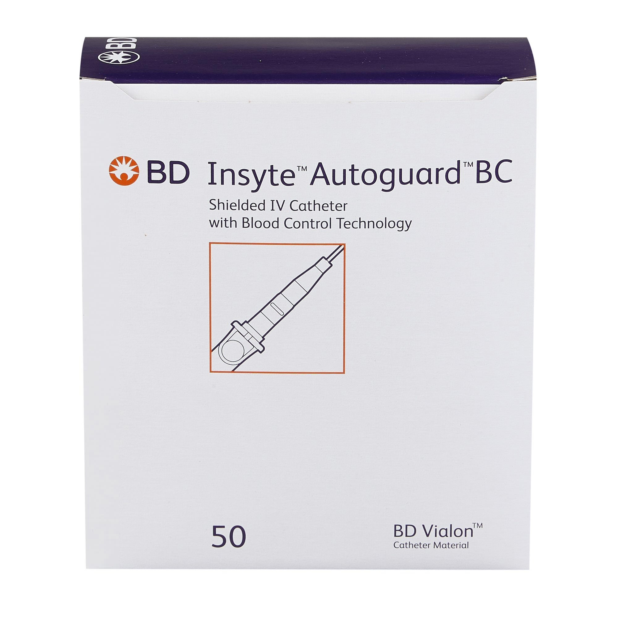 BD Insyte Autoguard BC Peripheral IV Catheter with Straight Hub thumbnail 2