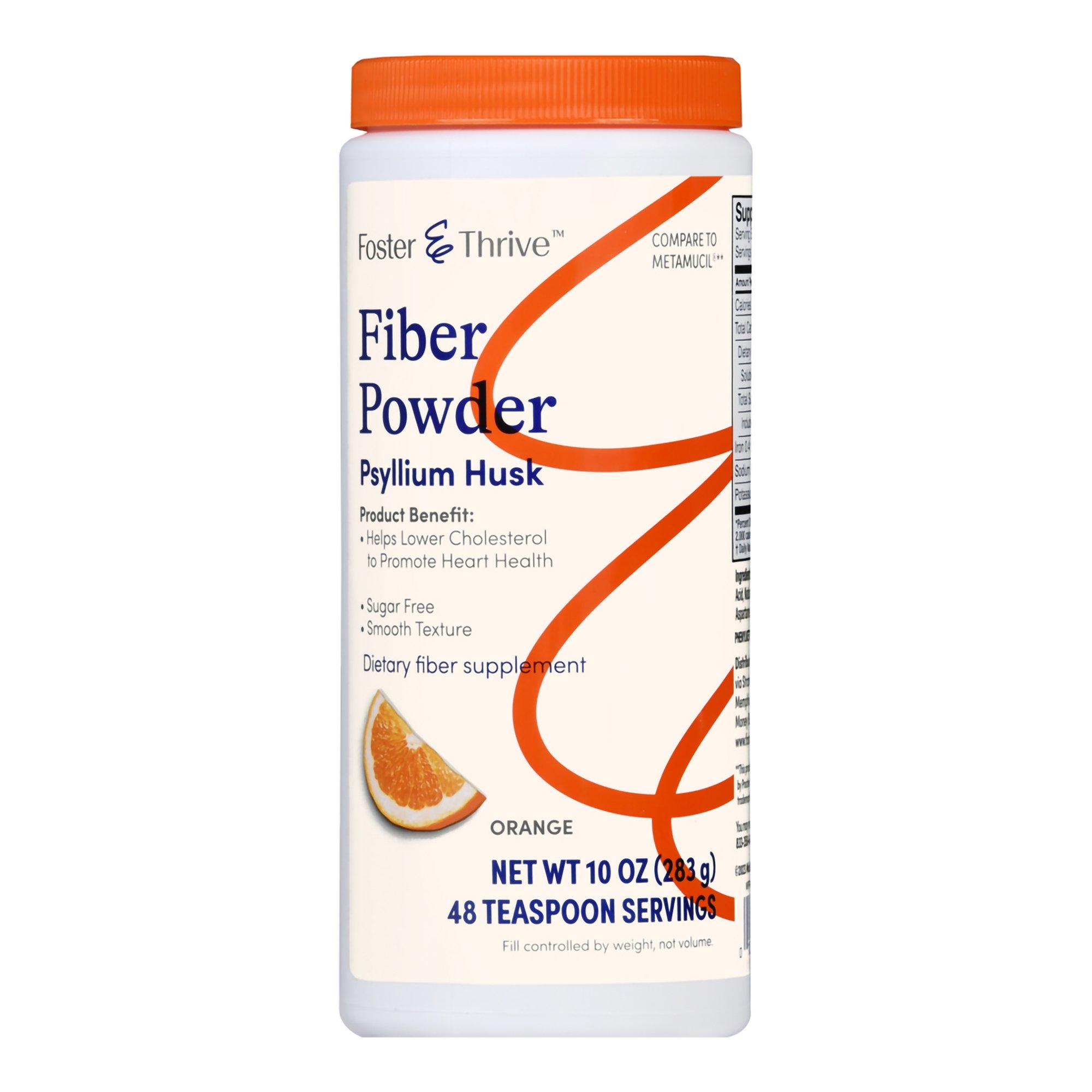 Foster & Thrive Psyllium Husk Fiber Supplement Powder thumbnail 1
