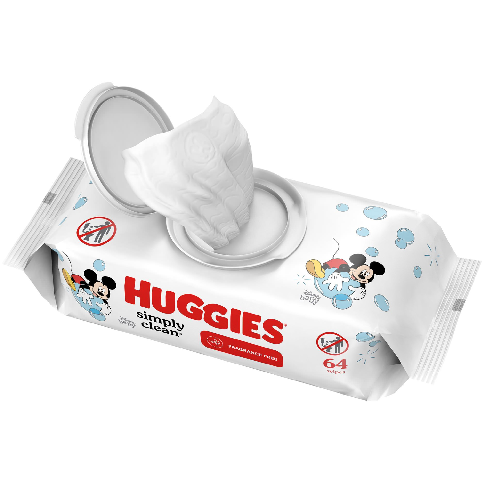 Huggies Simply Clean Fragrance Free Wipes