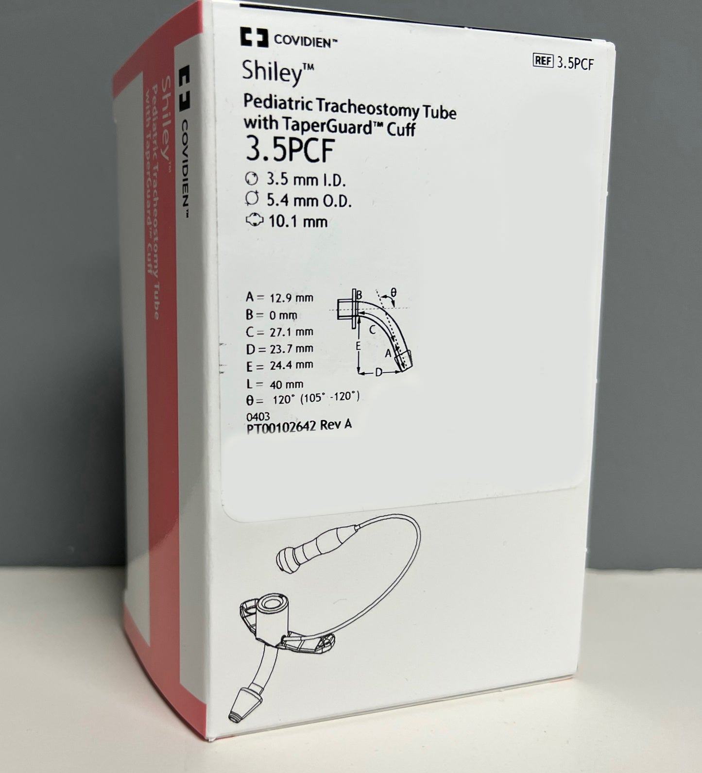 Shiley pediatric tracheostomy tubes, with TaperGuard cuff thumbnail 2