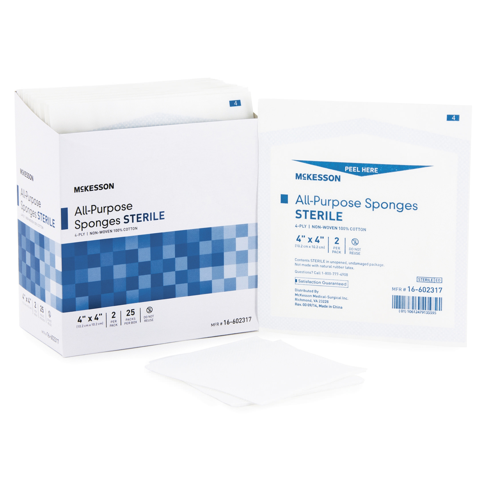 McKesson Cotton Nonwoven Sponge - Main image