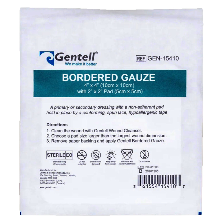 Gentell Bordered Gauze Dressing thumbnail 2