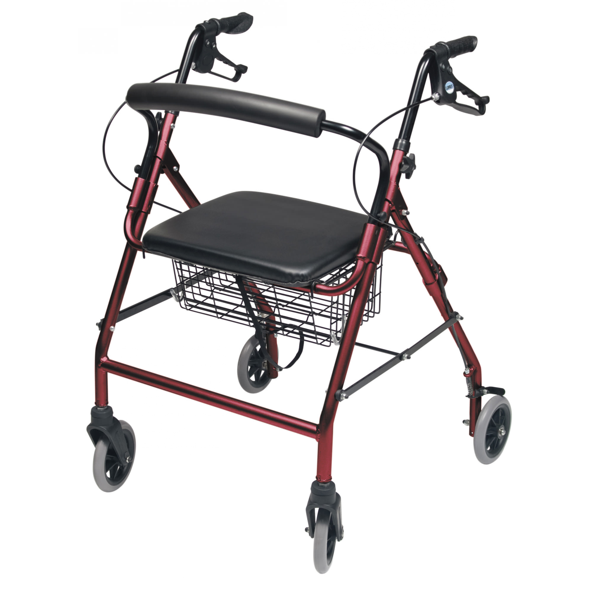 Lumex Walkabout Wide Four-Wheel Rollator thumbnail 3