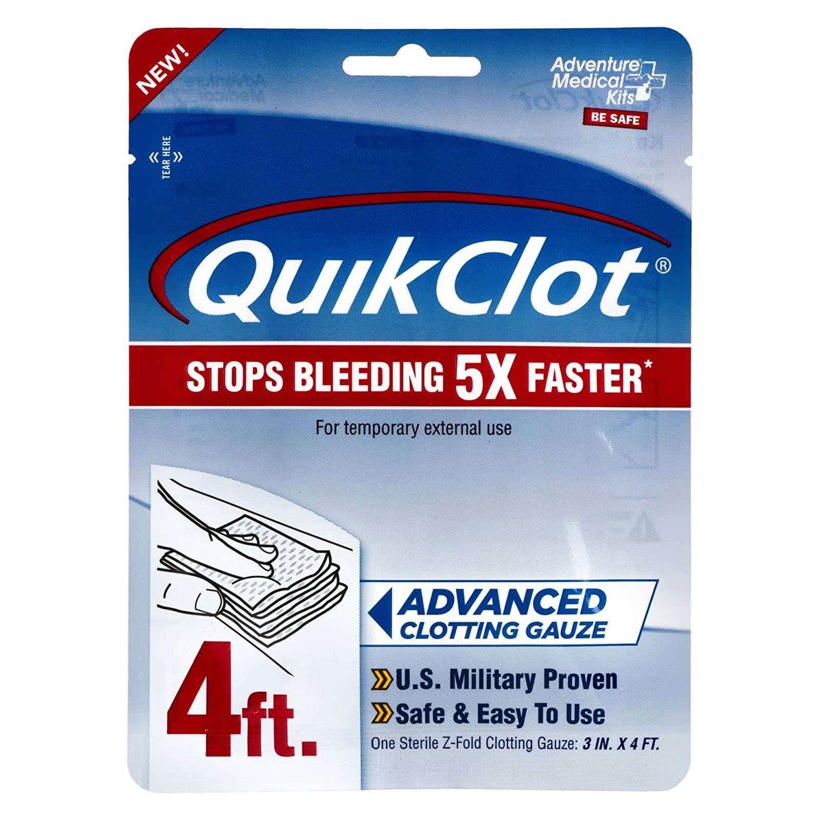 Quikclot Advanced Clotting Gauze thumbnail 1