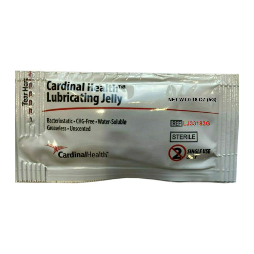 Cardinal Health Lubricating Jelly, Foil Pack thumbnail 2