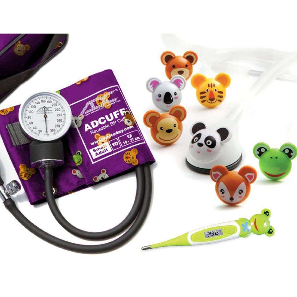 ADC Pros Combo Adimals Pocket Aneroid & Pediatric Scope Kit thumbnail 1