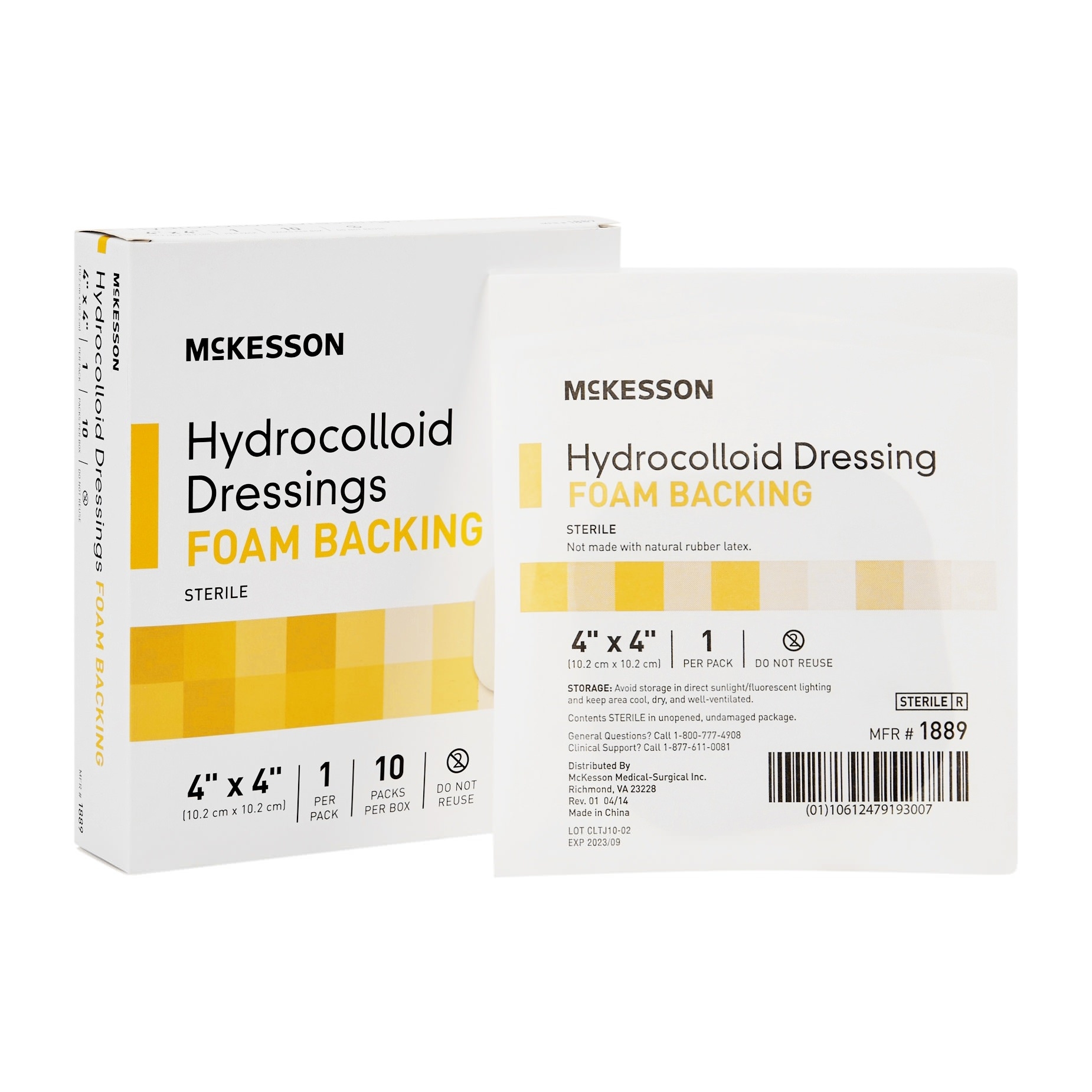 Mckesson Hydrocolloid Square Dressing