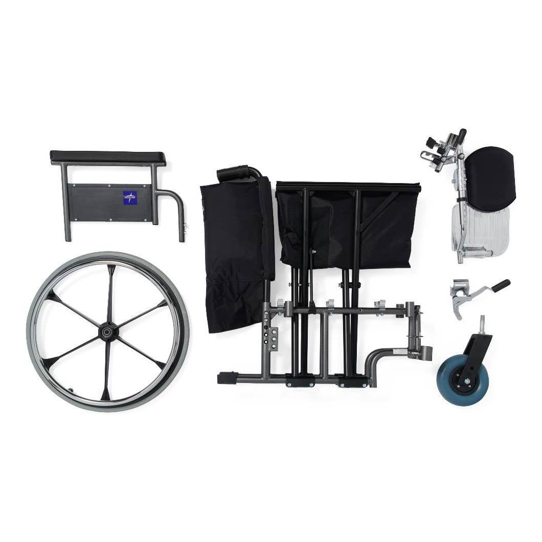 Medline Shuttle Bariatric Wheelchair 24