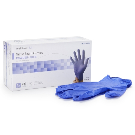McKesson Confiderm 3.0 Nitrile Powder Free Exam Gloves thumbnail 1