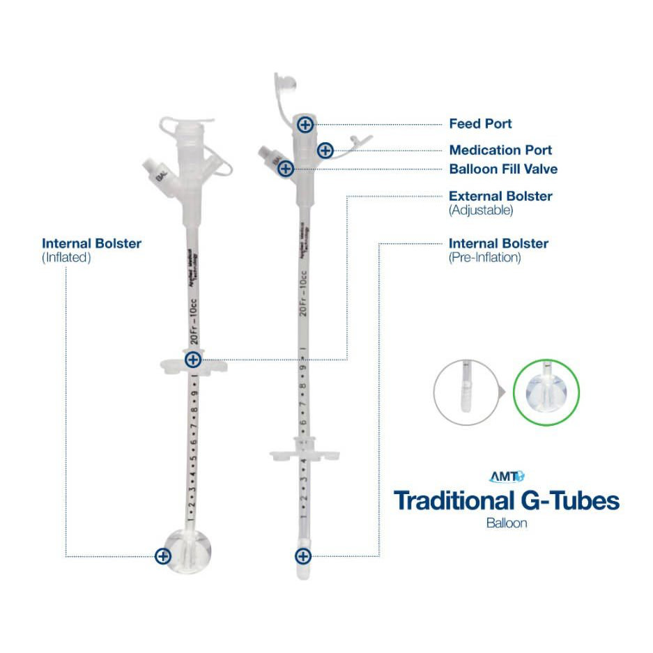 AMT Silicone Y-Port Balloon Gastrostomy Tube Kit thumbnail 2