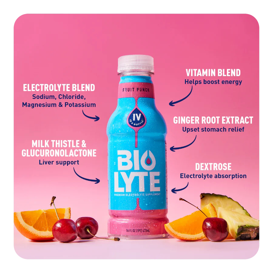 Biolyte Oral Electrolyte Solution- Medical-Strength Hydration Drink thumbnail 3