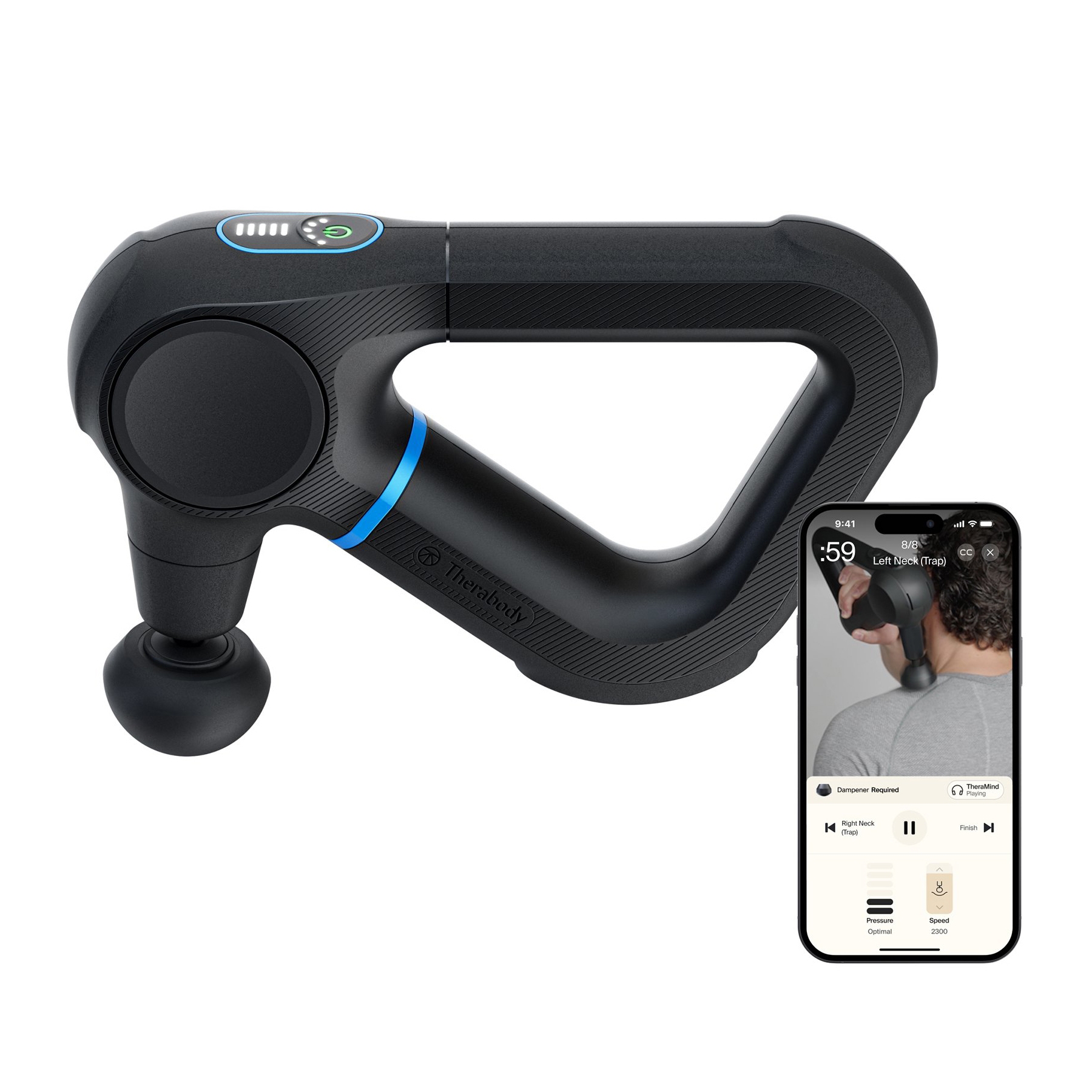 Therabody Theragun Prime G6 Hand-Held Massager, Black thumbnail 2