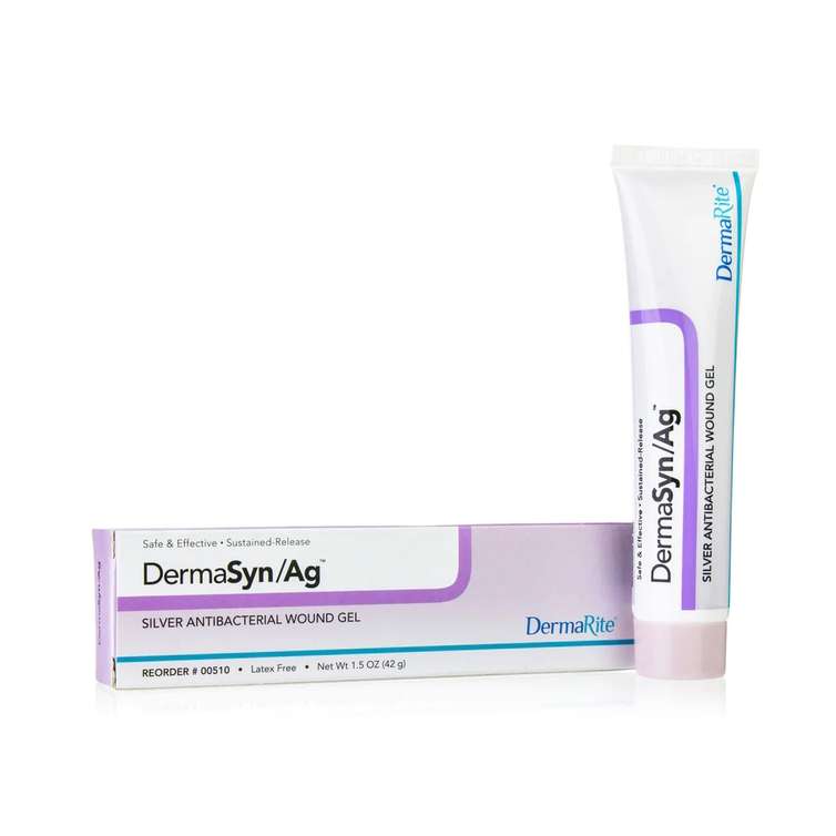 Dermasyn Ag Antibacterial Silver Wound Gel, 1.5 oz - Main image