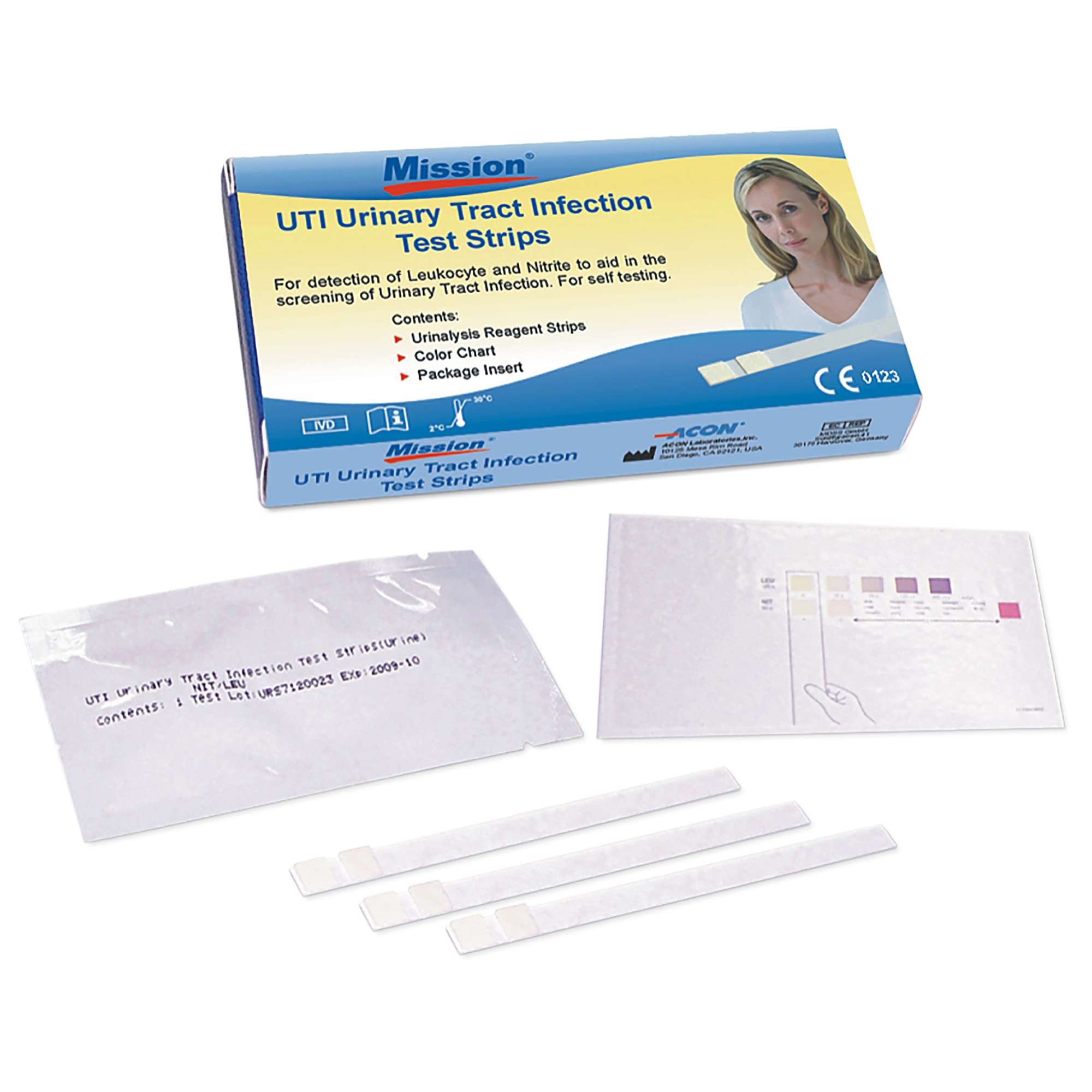 Mission UTI Urinary Tract Infection Test Strip - Main image