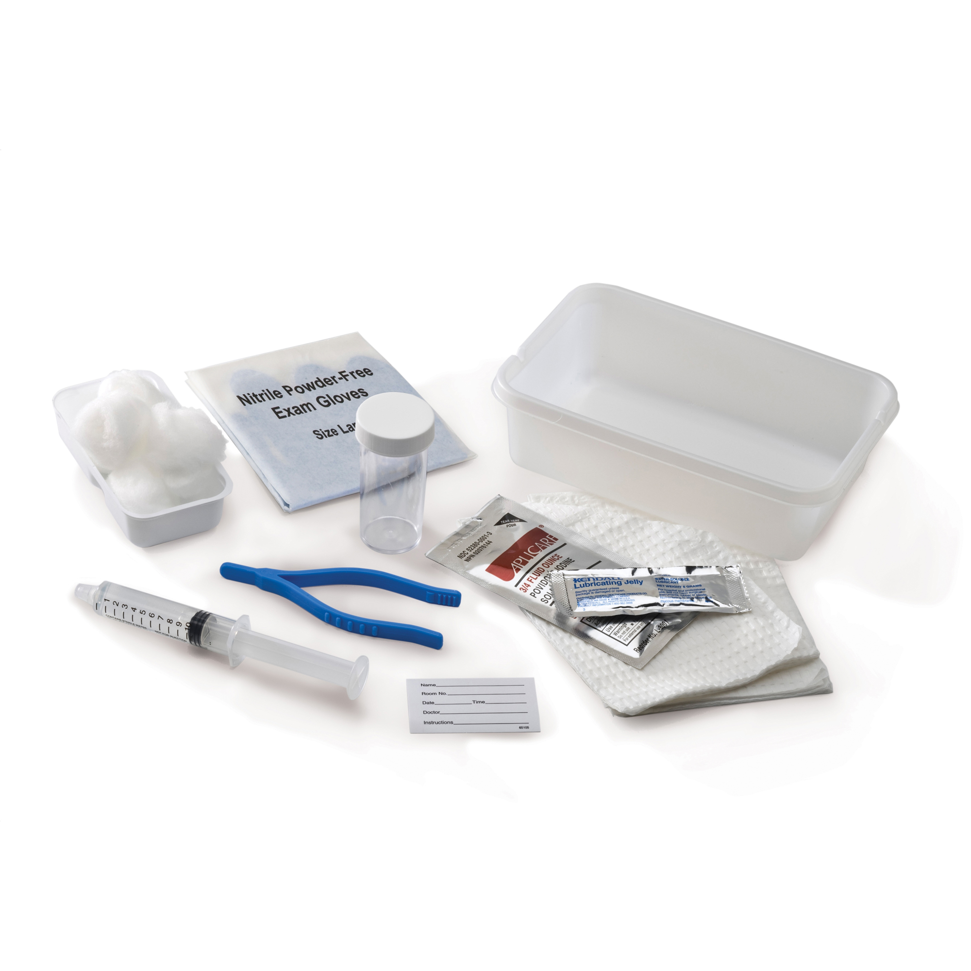 Dover Silicone Insertion Foley Prep Tray - Main image