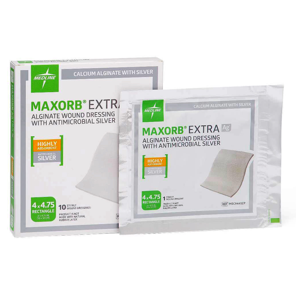 Maxorb Extra Ag+ CMC Alginate Wound Dressings thumbnail 2