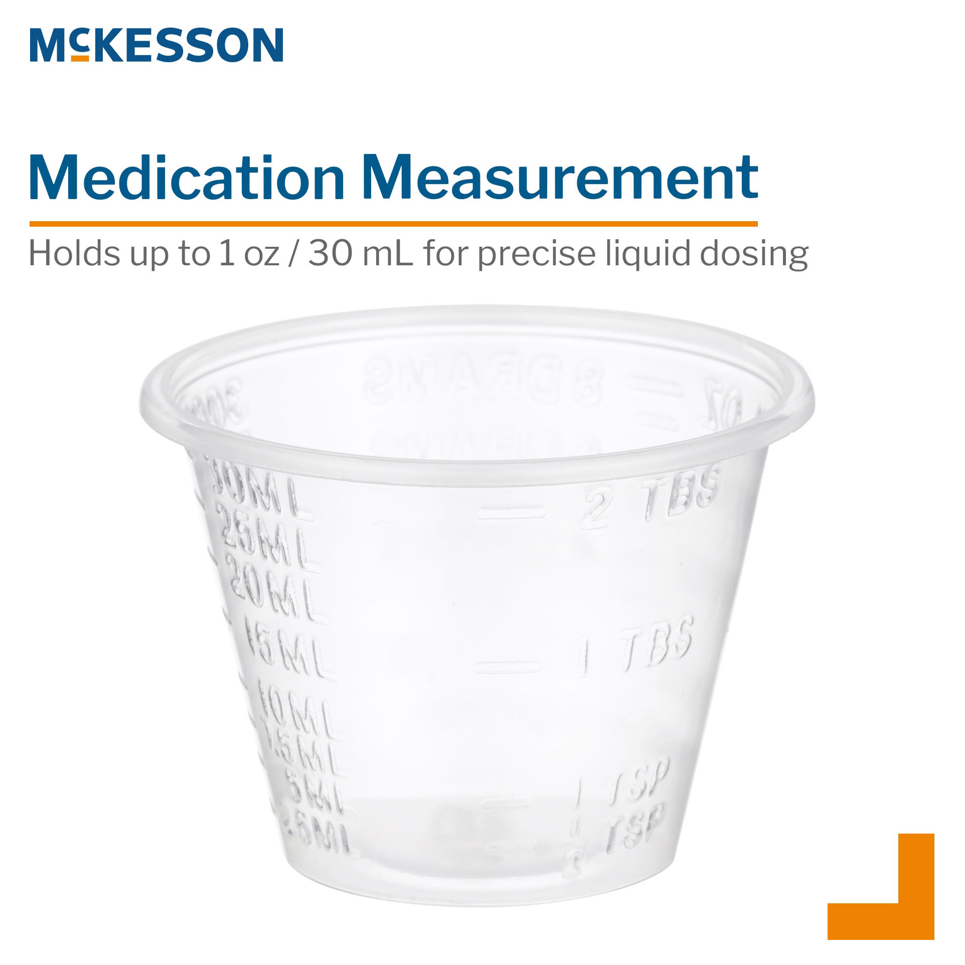 McKesson Graduated Medicine Cup Without Handle Cold Disposable thumbnail 2
