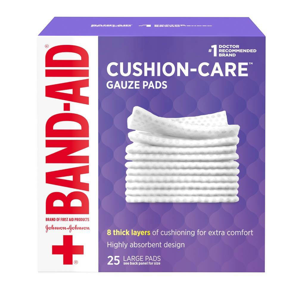 Band-Aid Cushion-care Gauze Pads - Main image