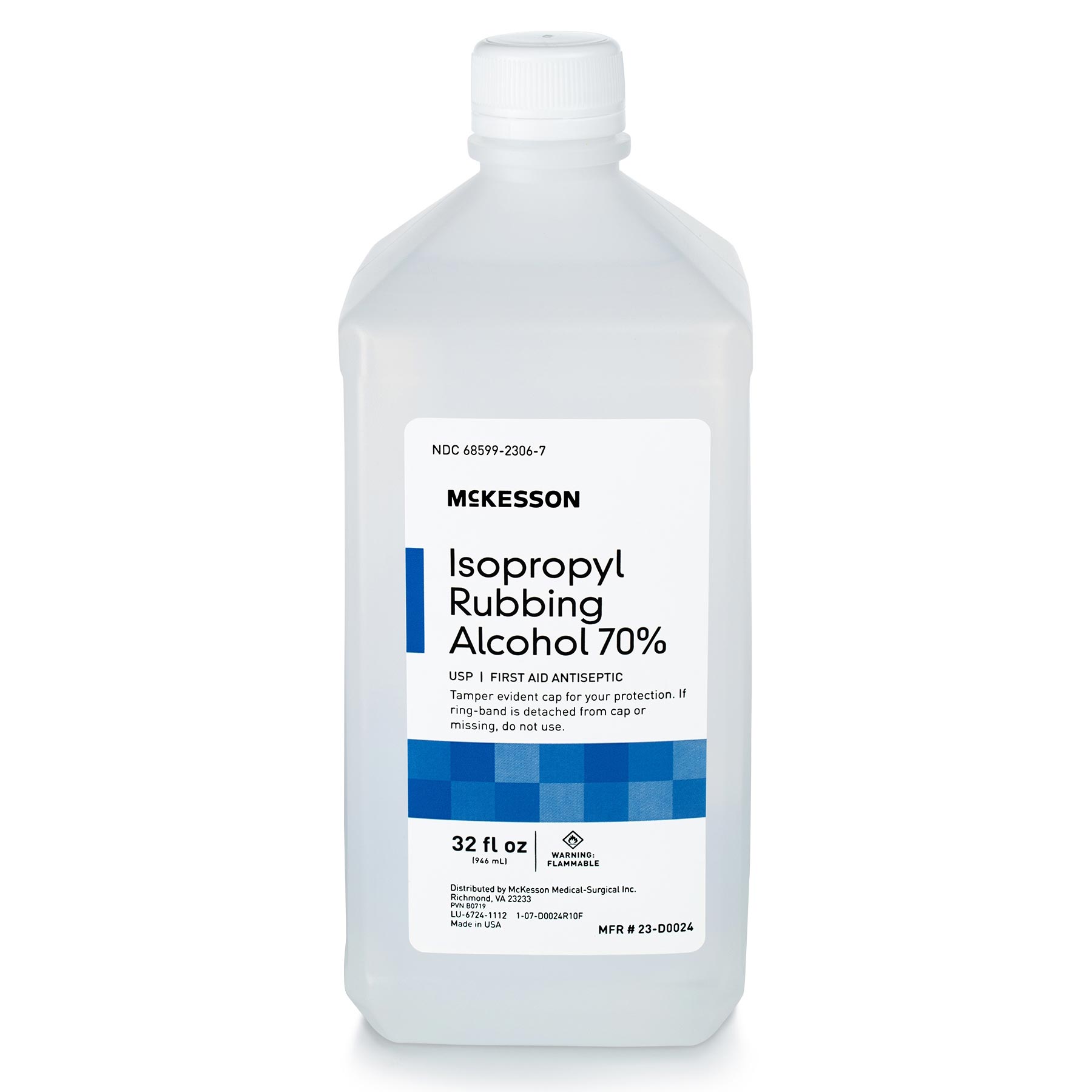 McKesson Isopropyl Rubbing Alcohol First Aid Antiseptic thumbnail 1
