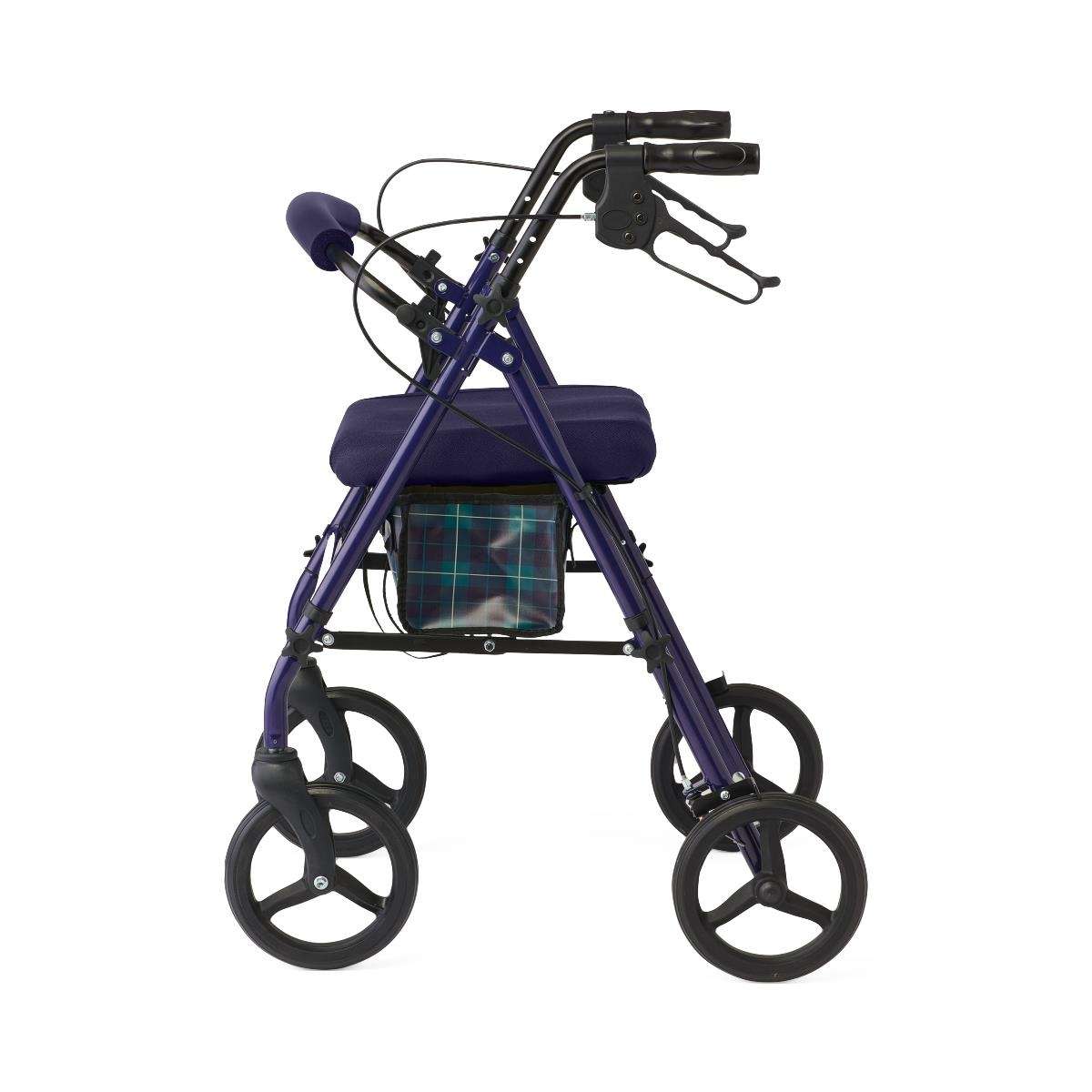 Medline Basic Steel Rollator with Microban, 8" Wheels thumbnail 5