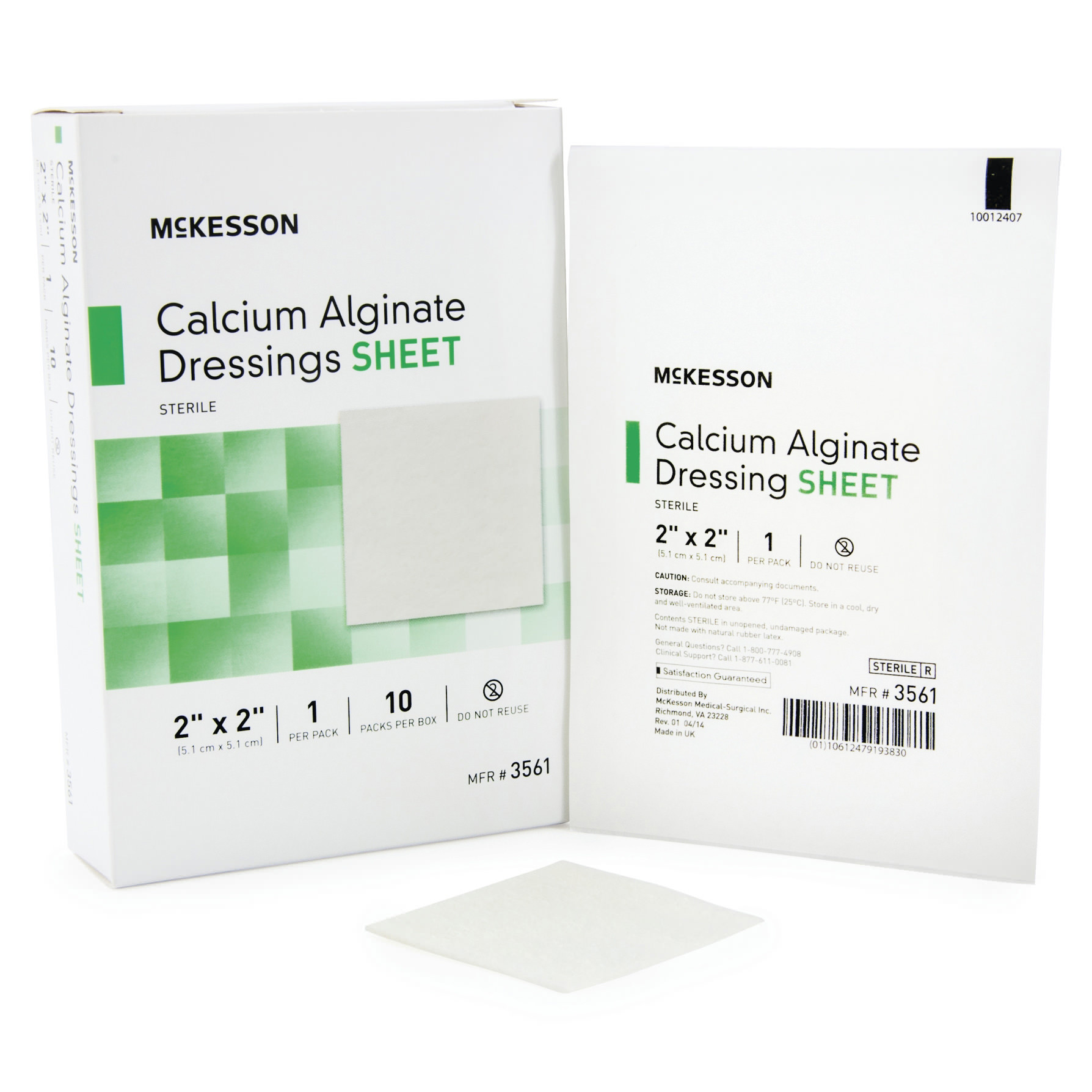 Mckesson Calcium Alginate Dressing - Main image