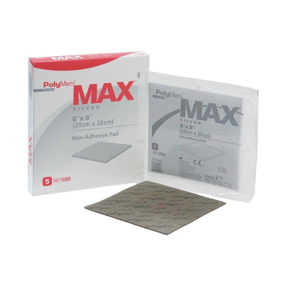 Polymem Max Silver Non-Adhesive Foam Pad Dressing - Main image