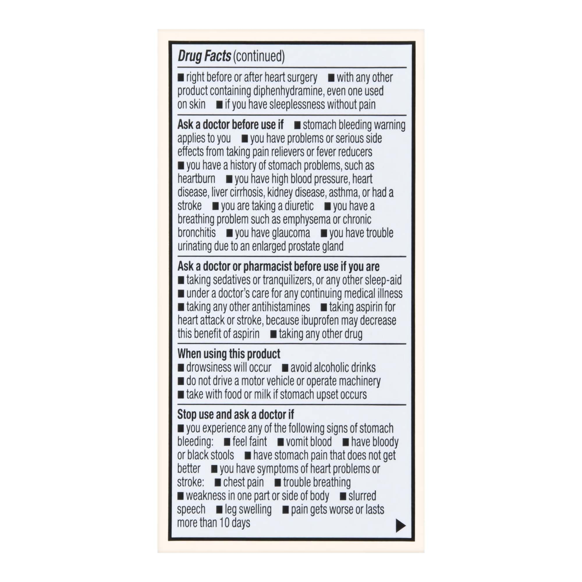 Foster & Drive Ibuprofen PM Pain Relief Capsule thumbnail 5